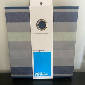 Target Storage Bins 11” fabric striped PACK OF SIX